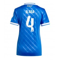 Camisa de Futebol Real Madrid David Alaba #4 Equipamento Alternativo Mulheres 2025-26 Manga Curta